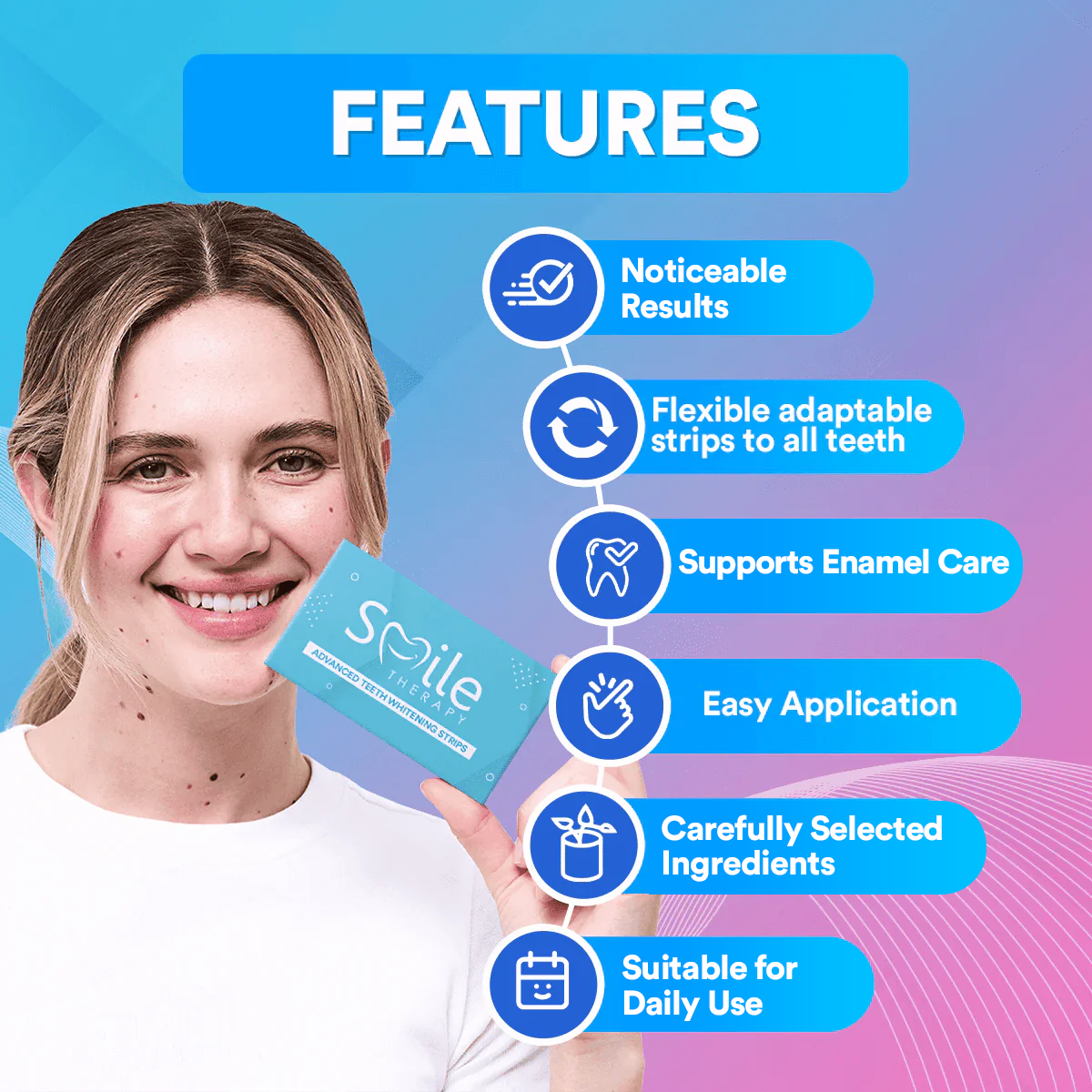 Teeth Cleaning & Whitening Strips (14 Treatments) DP9
