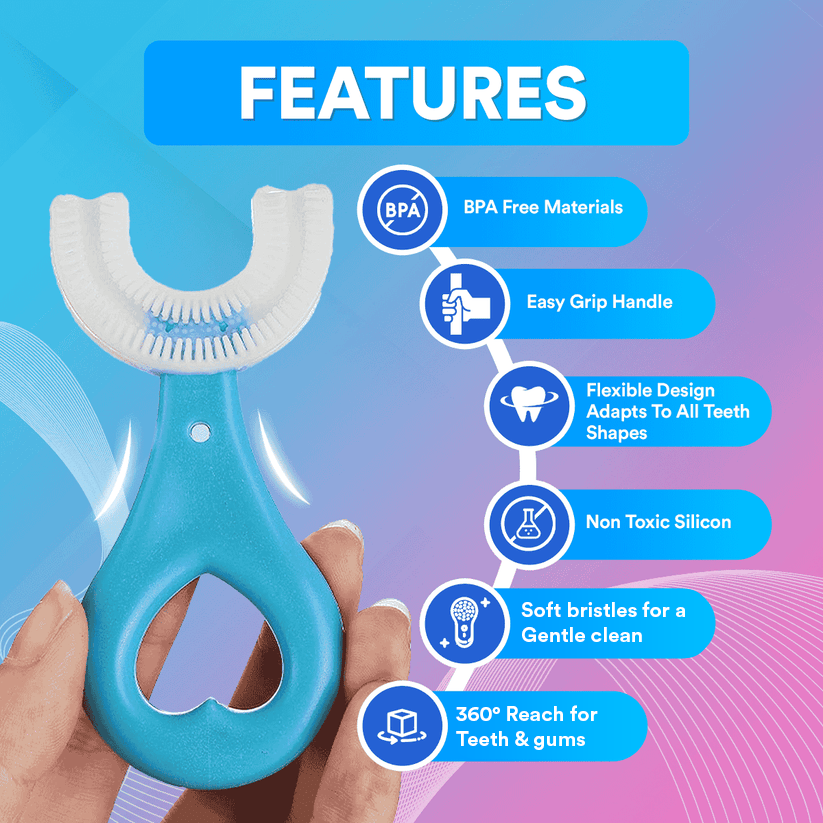 Kids Silicone U Brush DP4