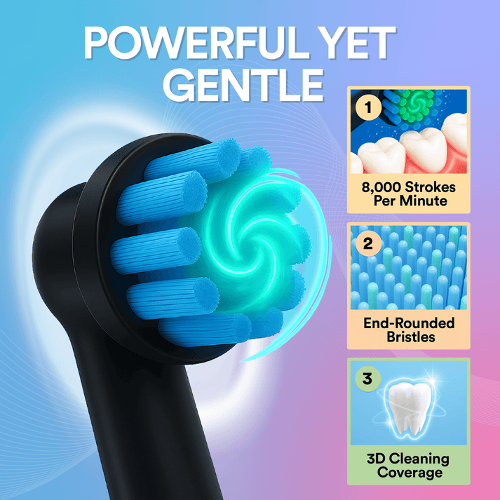 Oscillating 5-In-1 Electric Toothbrush Replacement HEADS.