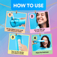 Efficient Water Flosser: Portable Oral Irrigator, Long Battery Life, 3 Pressure Settings, Ideal for Braces & Gum Care DP7