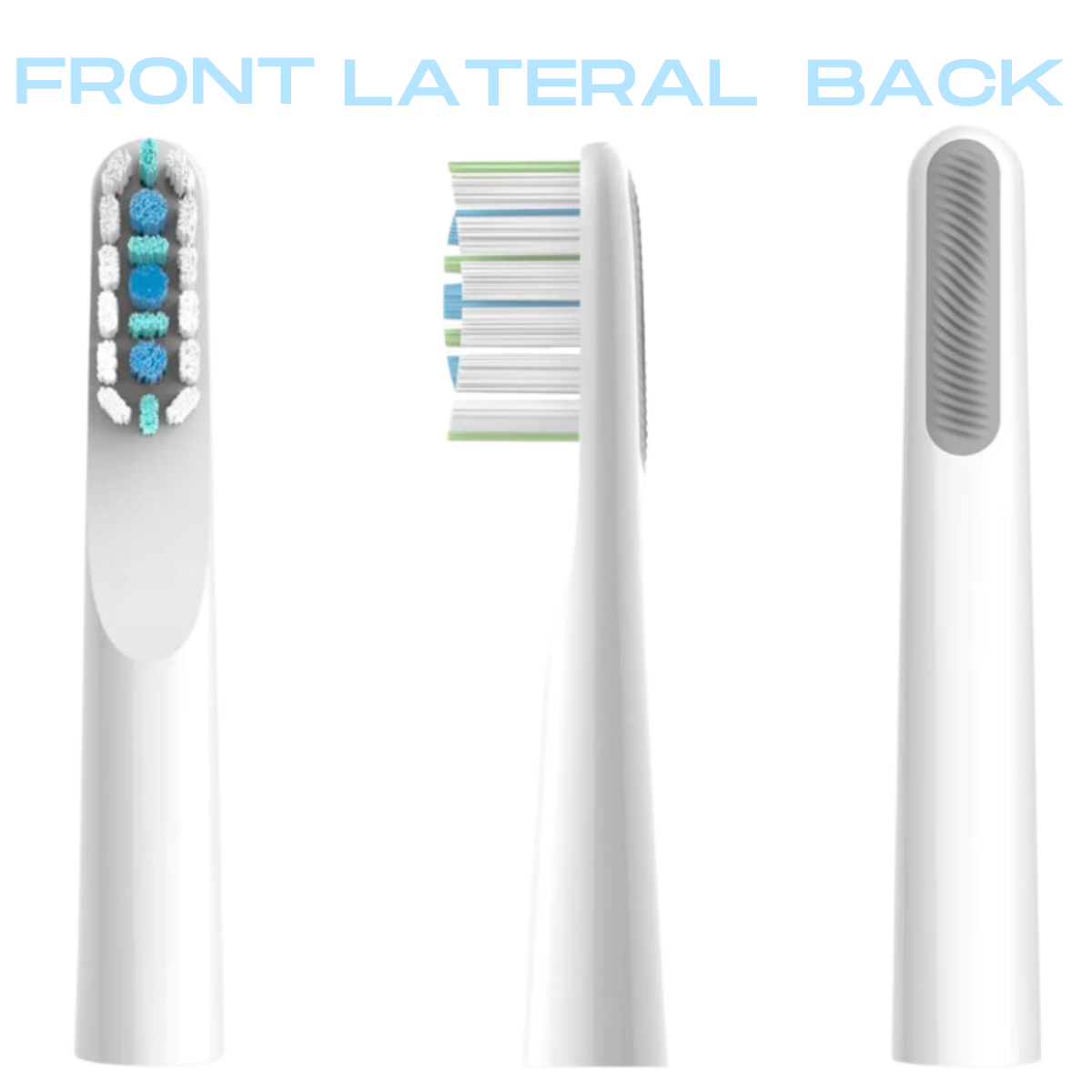 Opzetkoppen (voor lucht-elektrische tandenborstel)