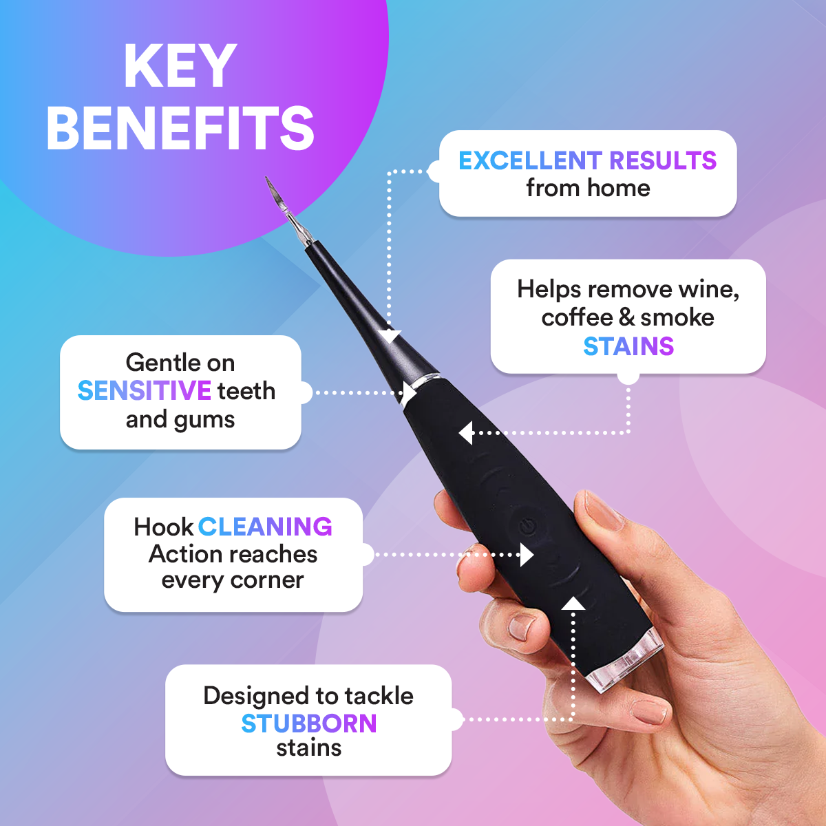 Ultrasonic Tooth Cleaner *BEST SELLER* DP6