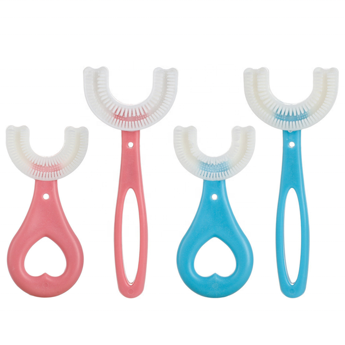 Kids Silicone U Brush: Gentle U-Shaped Toothbrush, Easy & Fun to Use, BPA-Free, Soft Bristles for Children’s Oral Care DP7